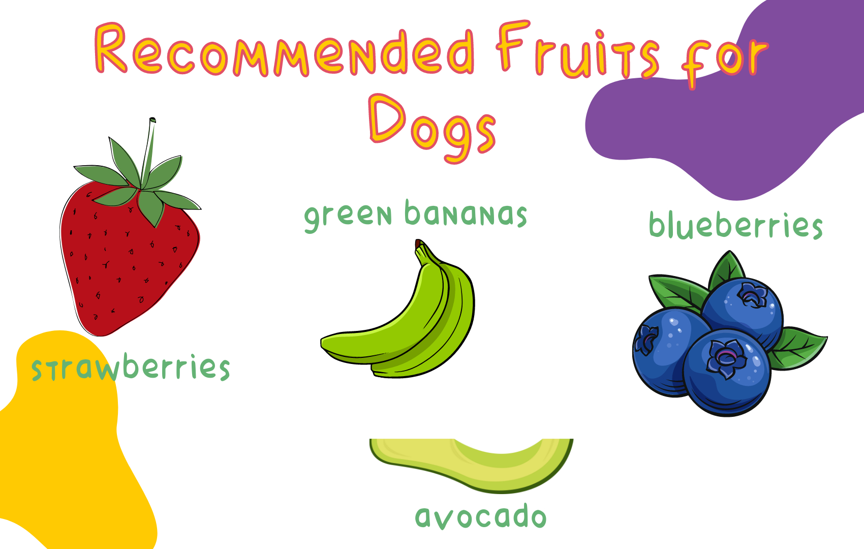 Healthy fruits and on sale vegetables for dogs